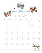 Load image into Gallery viewer, 2024 Wall Calendar | Free Digital Download
