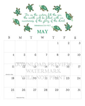 Load image into Gallery viewer, Digital Download: 2025 Seasons of Faith Wall Calendar | Printable Edition