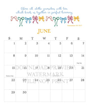 Load image into Gallery viewer, Digital Download: 2025 Seasons of Faith Wall Calendar | Printable Edition