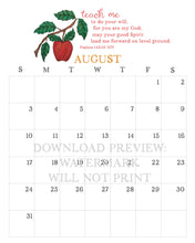 Load image into Gallery viewer, Digital Download: 2025 Seasons of Faith Wall Calendar | Printable Edition