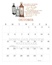 Load image into Gallery viewer, Digital Download: 2025 Seasons of Faith Wall Calendar | Printable Edition