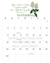 Load image into Gallery viewer, Digital Download: 2025 Seasons of Faith Wall Calendar | Printable Edition