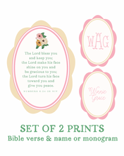 Load image into Gallery viewer, Set of 2 Custom Art Prints | Numbers 6:24