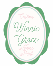 Load image into Gallery viewer, Custom Name Art Print | 8x10 Inches | Multiple Colors Available