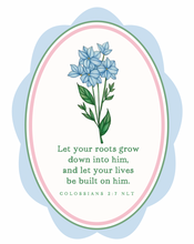 Load image into Gallery viewer, Set of 2 Custom Art Prints | Colossians 2:7