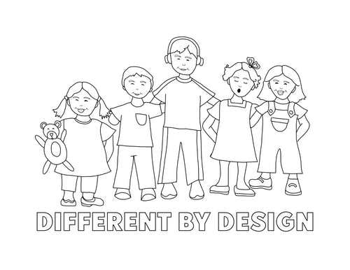 Different By Design Coloring Sheet | Free Download