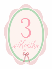 Load image into Gallery viewer, Digital Download: Little Bow Baby Milestone Cards