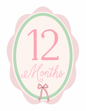 Load image into Gallery viewer, Digital Download: Little Bow Baby Milestone Cards