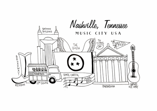 Art Print | Nashville, Tennessee