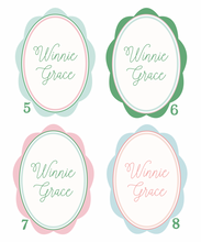 Load image into Gallery viewer, Custom Name Art Print | 8x10 Inches | Multiple Colors Available