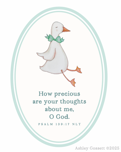 Art Print | Psalm 139:17 | Boy