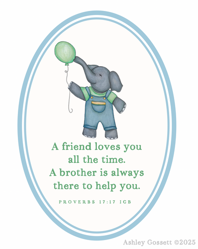 Art Print | Proverbs 17:17