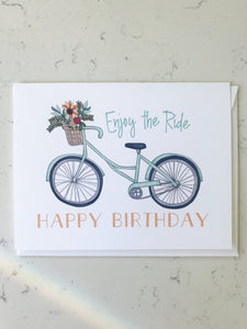 Notecard - Happy Birthday Bike
