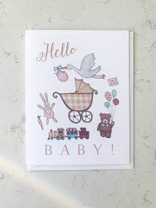 Notecard - Hello Baby