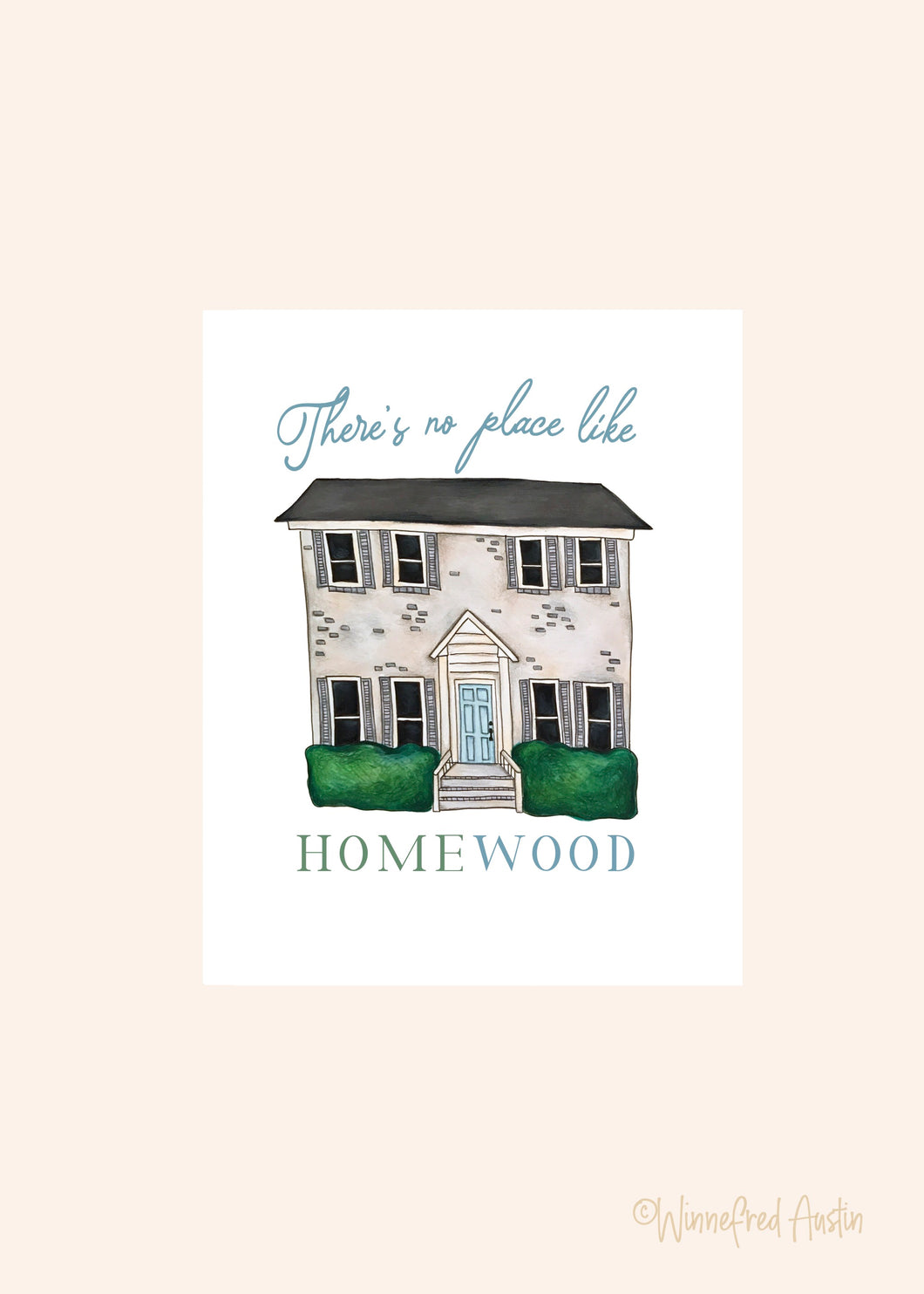 No Place Like Homewood | Notecard Set