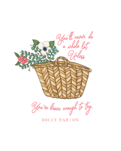 Art Print | Brave Like Dolly