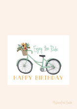 Load image into Gallery viewer, Notecard - Happy Birthday Bike